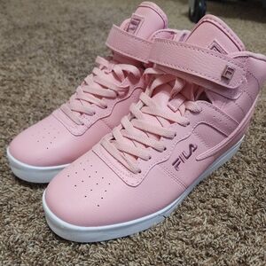 Fila Pink High-Top Sneakers Size 11